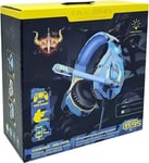 3.5MM GAMING LED HEADPHONE WITH MIC New HEADSET WIRED FOR PC LAPTOP Phone-uk