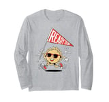 Ready To Die Funny Retro Cartoon Sun Sarcasm Retro Long Sleeve T-Shirt