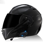 Casque Moto Modulable Double Visière pour Scooter Chopper - Casque de Moto Homme et Femme en - ECE Homologué Casque B,S