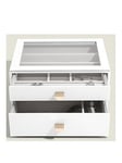 Stackers Jewellery Box Set Of 2 Drawers - White