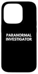 Coque pour iPhone 14 Pro Enquêteur paranormal de chasse aux fantômes d'Halloween