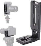 Camera L Bracket Commutation Verticale Horizontale Trépied Plaque de Dégagement Rapide Compatible avec Canon Nikon Sony DJI Ronin Zhiyun Stabilisateur Trépied Monopode.[G673]