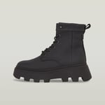 Kate II High Canvas Boots - Black - Women