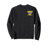 Rugrats Epic Reptar 1991 Retro Small Left Chest Pocket Logo Sweatshirt