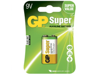 Gp Batteries Super Alkaline 9V-Batteri, 1604A/6Lf22, 1-Pack