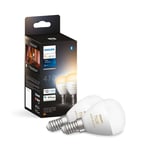 Pære Philips Hue White&amp;Amb. 5,1W Luster Krone 2 pak. E14 - Philips Hue