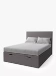 Koti Home Dee Upholstered Ottoman Storage Bed, King Size