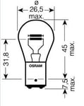 Osram Original - Pære Bax 21W/5W 12 V 1 Pakke