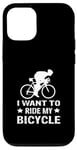 Coque pour iPhone 12/12 Pro I Want To Ride My Bicycle Vélo de route Vélo de route Vélo de route