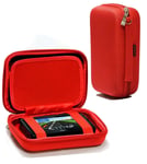 Navitech Red Hard GPS Carry Case For The Garmin DriveSmart 51LMT-D 5 " Sat Nav