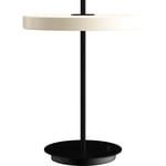 UMAGE Asteria Pearl White - black base bordlampe