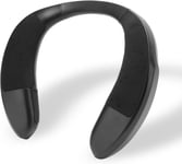 Enceintes Bluetooth portables tour de cou, Bluetooth 5.0 sans fil, appels mains libres, son surround stéréo 3D, boîte à son d'extérieur légère, musique privée pour le cyclisme, la randonnée