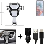 Car holder air vent mount for Motorola G34 5G cell phone mount