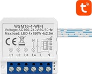 Avatto Wsm16-W4 Tuya Intelligent Wi-Fi-Väggkontakt