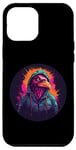 Coque pour iPhone 12 Pro Max Pink Bird Street Urban Graffiti Outrun Synthwave Esthétique