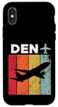 Coque pour iPhone X/XS Aéroport DEN Denver