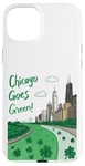 Coque pour iPhone 15 Plus Chicago's St. Paddy's Day Chicago - Shamrock Chicago River