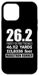 iPhone 12 mini 26.2 MILES 46,112 YARDS 113,886 FEET MARATHON RUNNER Meme Case