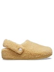 Crocs Kids Classic Cozzzy Slipper - Beige, Beige, Size 12 Younger