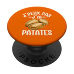 J'Peux Pas J'Ai Patates Jardinier Drôle Pommes De Terre PopSockets PopGrip Adhésif