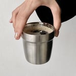 Double-Wall Stainless Steel Cup Portable Water Cup Keep Cold Beer Cup  Travel