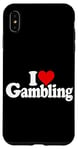 Coque pour iPhone XS Max I LOVE HEART GAMBLING CASINOS PARIS TRADING LAS VEGAS