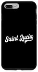 iPhone 7 Plus/8 Plus Saint Lucia Typeset Love St. Lucia St. Lucian Pride Case