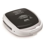 TEFAL Croque gaufre, Jeux de plaque inclus, Indicateur lumineux, Loquet poign...