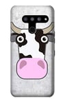 Cow Cartoon Case Cover For LG V50, LG V50 ThinQ 5G