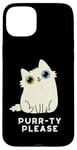 iPhone 15 Plus Purr-ty Please Funny Cat Pun Case