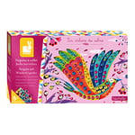 Janod - Coffret Sequins à Coller Jardin Merveilleux - Les Ateliers du Calme - Kit Loisir Créatif Enfant - Apprentissage Motricité Fine et Créativité - Dès 5 ans, J07946, Colorés