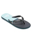 Quiksilver Men's Molokai Stripe Sandal, Black Blue Black, 6.5 UK