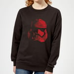 Sweat Femme Casque Stormtrooper Effet Cubiste - Star Wars - Noir - XL - Noir