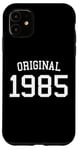 Coque pour iPhone 11 Original 1985, 40 ans pour homme et femme 40ème anniversaire