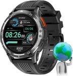 Montres Connectées Homme Appel: Bluetooth Montres Podometre - Sport Fitness Étanche Ip67 Smartwatch Compatible Android Ios[Con081823]