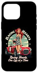 iPhone 16 Pro Max Racing Hearts, One Lap At A Time Pinup Case