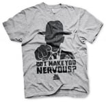 Hybris Full Metal Jacket - Do I Make You Nervous T-Shirt (S,HeatherGrey)