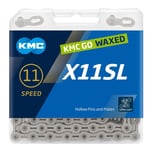 KMC X11SL Silver Waxed 118L chain