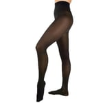 YMIFEEY Collant Polaire Femme Effet Transparent Collant Thermique Femme Collant Hiver Doublé Polaire Collant Faux Translucide Collant Chaud Femme Hiver Polaire, 220g (Noir Translucide intégraux-220g)