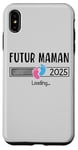 Coque pour iPhone XS Max Annonce Grossesse Maman 2025 Cadeau Futur Maman 2025 Annonce