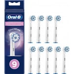 Oral-B Sensitive Clean - udskiftningsbørste, 9 stk.
