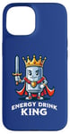 iPhone 15 Energy Drink King Funny Can of Energy Drink Case