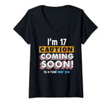 Womens Driving Lessons Learner Driver 17th Birthday Im 17 Today V-Neck T-Shirt