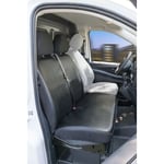 Housse de siège Transporter en simili cuir pour Mercedes-Benz Vito 447, double banquette avant