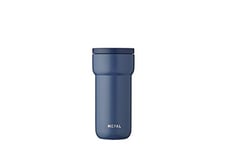 Mepal – Insulated Mug Ellipse – 4 Hours Hot & 8 Hours Cold - Insulated Cup On The Go – Suitable As Tea Cup & Coffee Cup to Go – Fits All Cup Holders - 375 ml – Nordic Denim