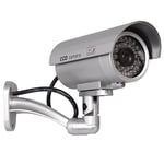 Maclean IR9000 Security Camera Dummy Alarm System Camera Waterproof LED Video Silver