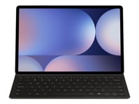 Samsung Ef-Dx820 - Tangentbord Och Foliefodral (Bokomslag) - Slim, Ai-Tangent - Trådlös - Pogo Pin, Bluetooth - Svart Tangentbord, Svart Fodral - För Galaxy Tab S10+, Tab S9 Fe+, Tab S9+