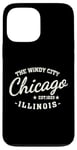 Coque pour iPhone 13 Pro Max Vintage Retro Love Chicago Illinois Windy City est une ville créée en 1833