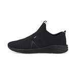 PUMA Women's Better Foam Prowl Slip on Cross Trainer Sneaker, Black, 5 UK