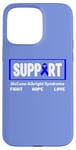 Coque pour iPhone 15 Pro Max Ruban bleu - Soutien de la sensibilisation au syndrome de McCune-Albright